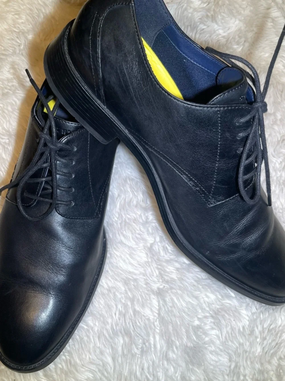 Cole Haan Hawthorn Men’s Black Leather  Oxford Shoes size 10.5